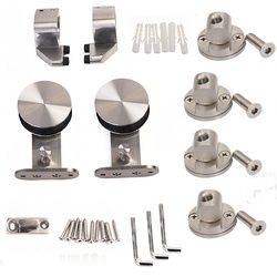 Modern Stainless Steel Wood Sliding Door Hardware Set