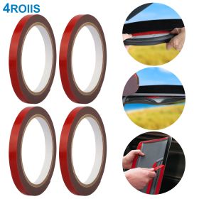 4 Rolls Car Double Sided Tapes Heavy Duty Double Sided Foam Tapes Strong Mounting Adhesive Tapes