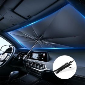 Auto Windshield Sunshade, Foldable Reflective Sunshade for Car Front Window, Blocks UVs Rays, Heat Insulation