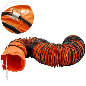 VEVOR Ducting Hose, 25ft PVC Flexible HVAC Duct Hosing for 10 Inch Utility Blower Exhaust Fan